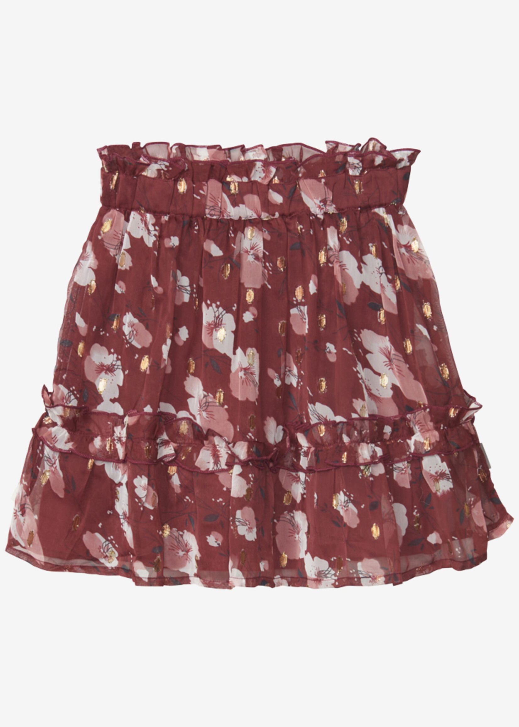 Skirt flower dot - Rosewood