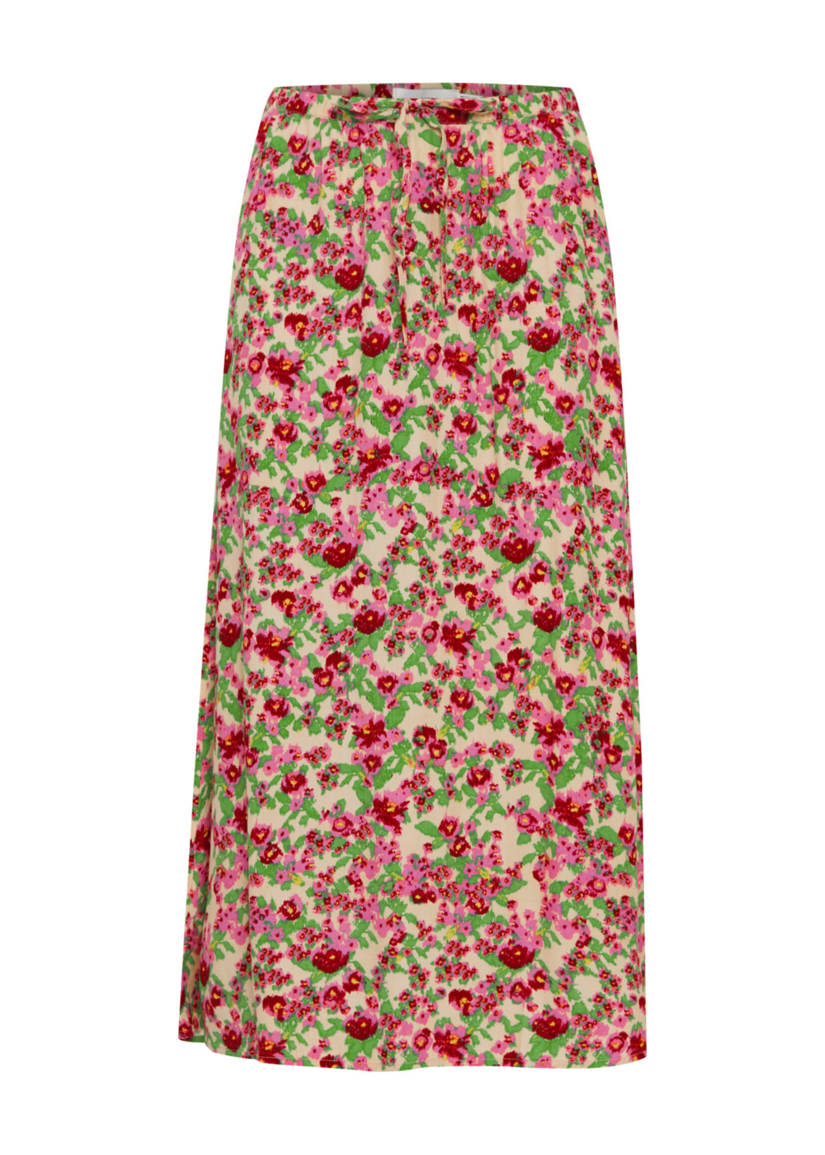 ICHI Enora skirt - Structured flower mix