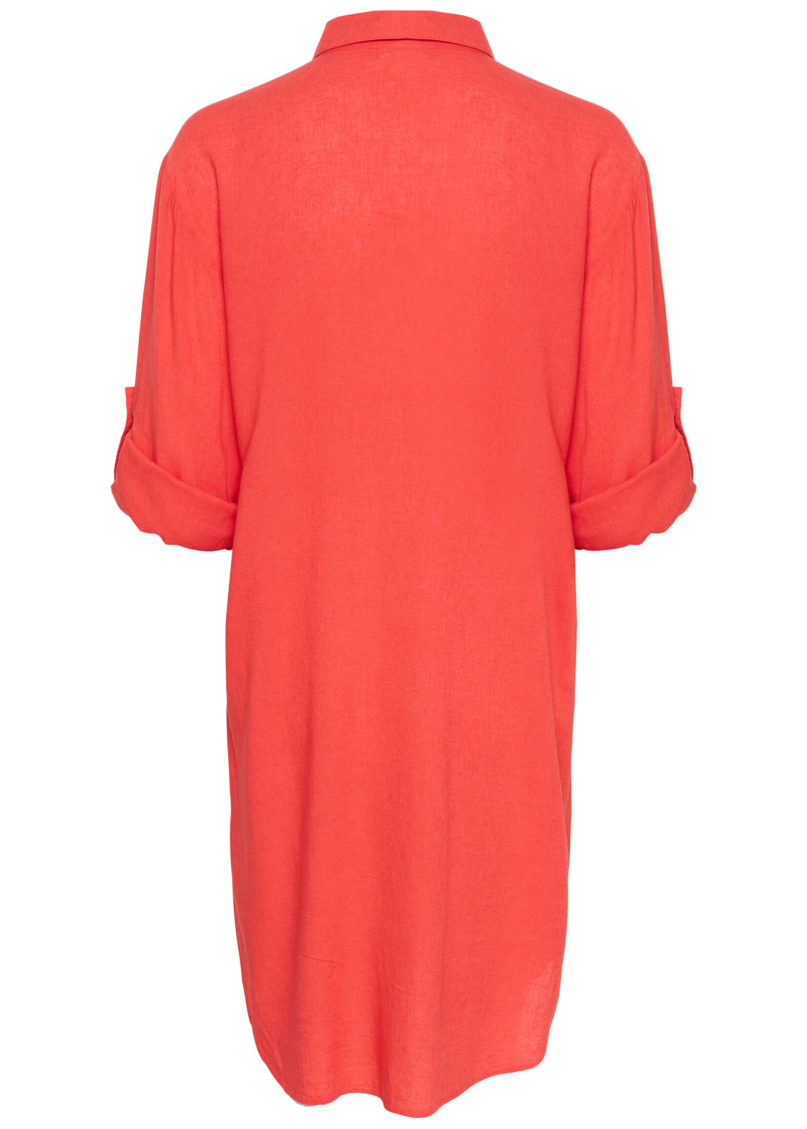 KAFFE Milia shirt dress - Cayenne