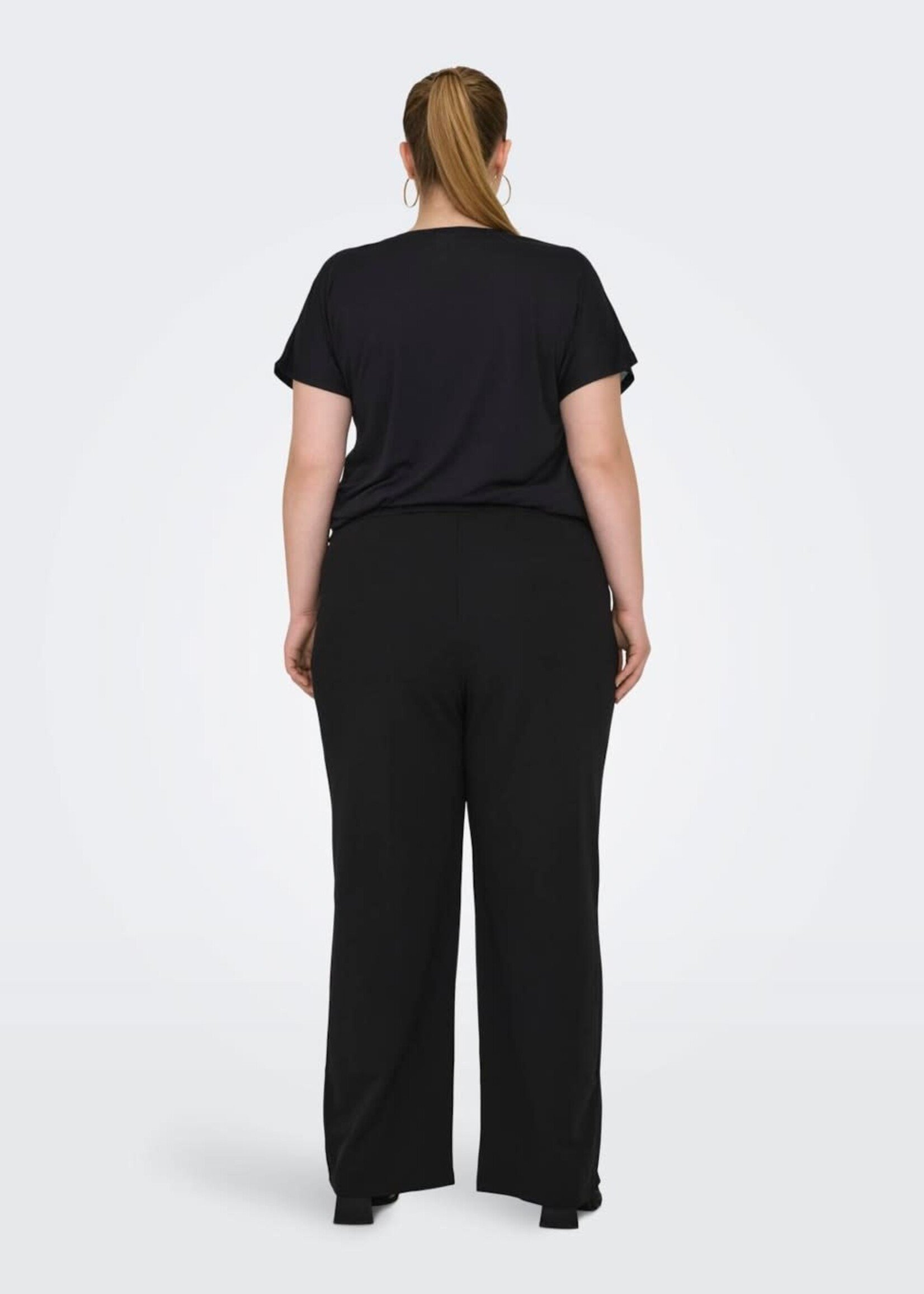 ONLY CARMAKOMA Sania button pant - Black