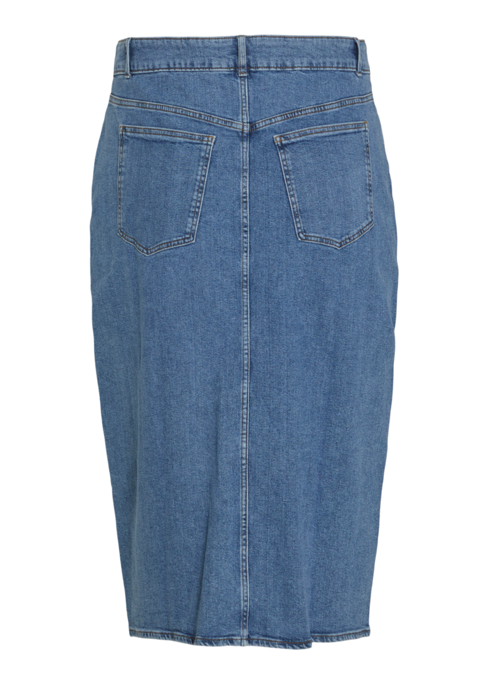 EVOKED VILA Sol denim skirt - Light blue