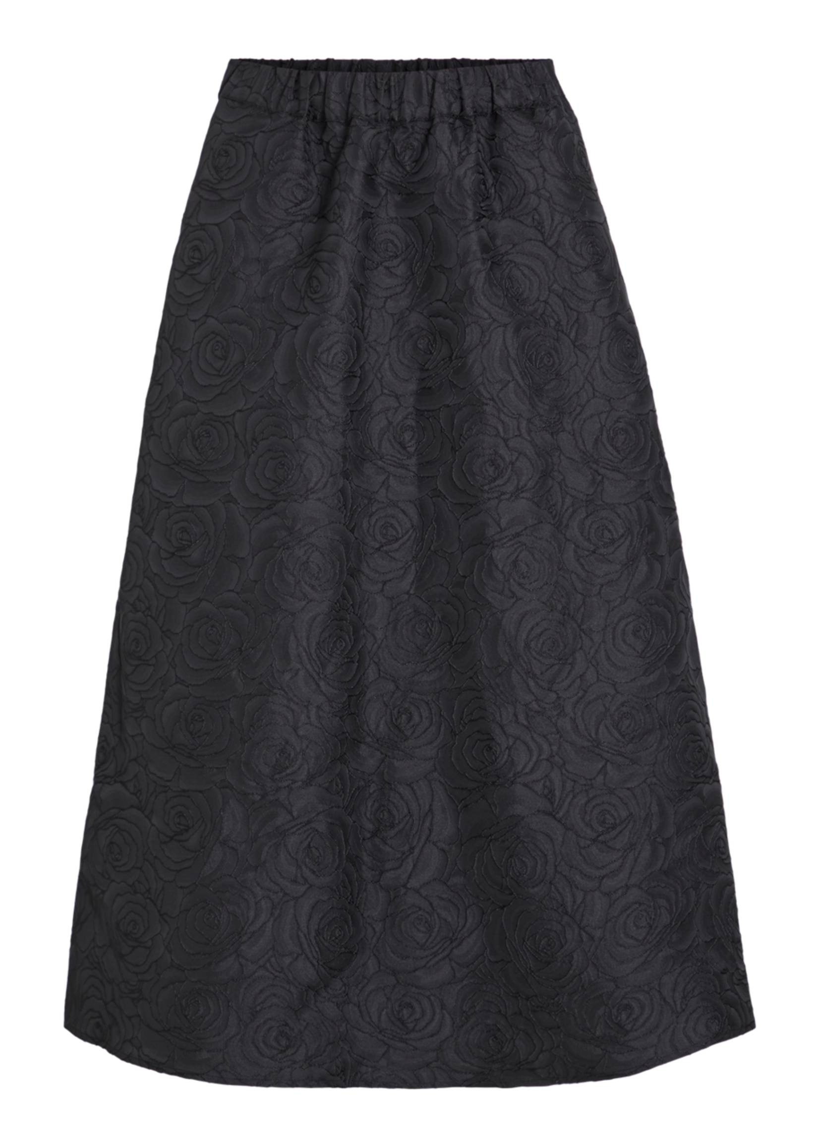 VILA Kaisa midi skirt - Black