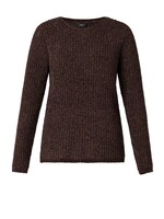 YEST Christa trui -Coffee brown
