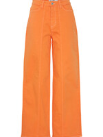 ICHI Cenny wide jeans - Persimmon orange