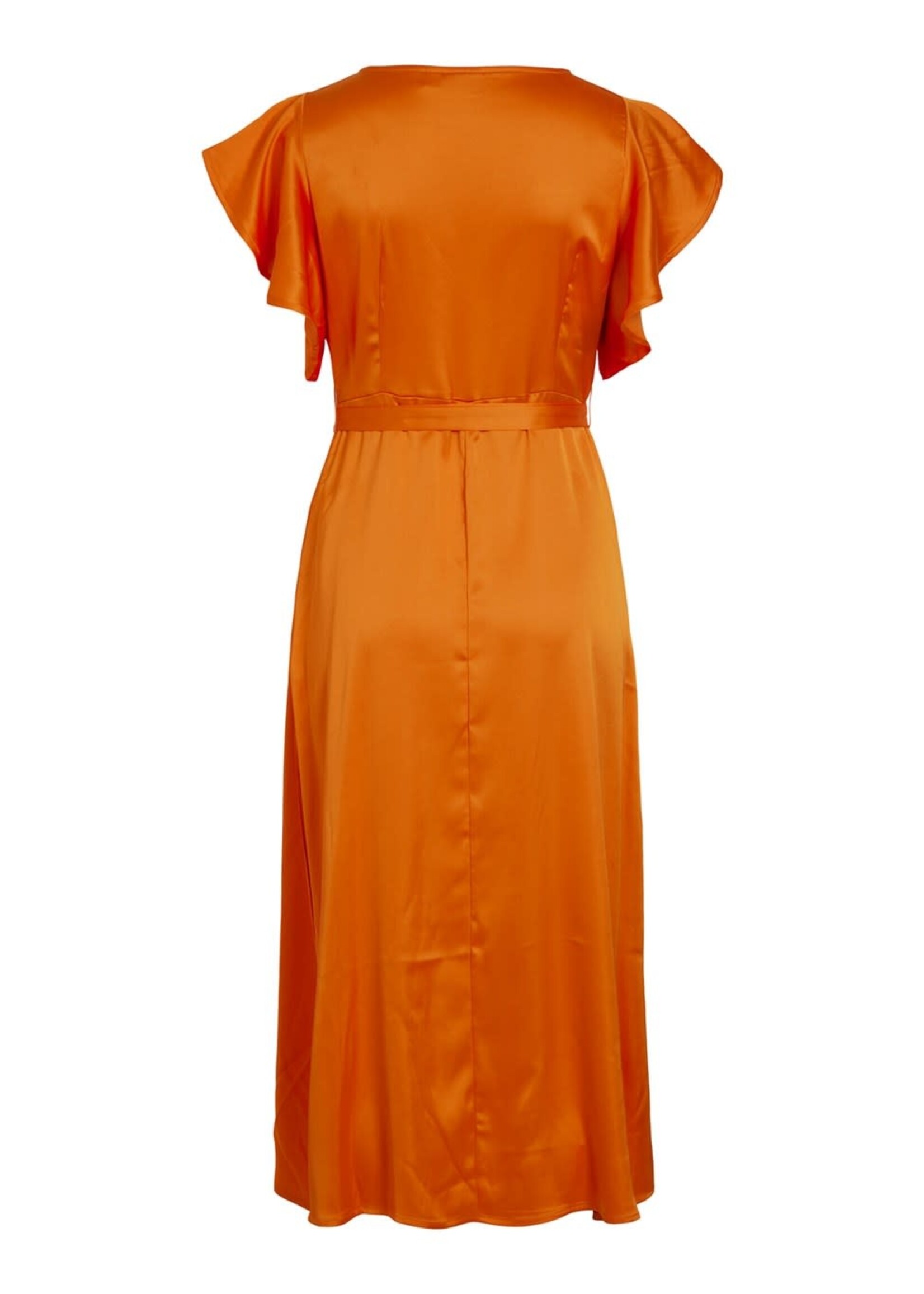 VILA Caroline dress - Sun orange
