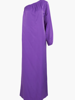VILA Flora one shoulder dress - Dewberry