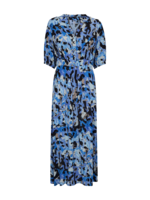 FREEQUENT Lexey dress - Black & nebulas blue