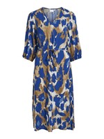 VILA Galta toga midi dress - Egret