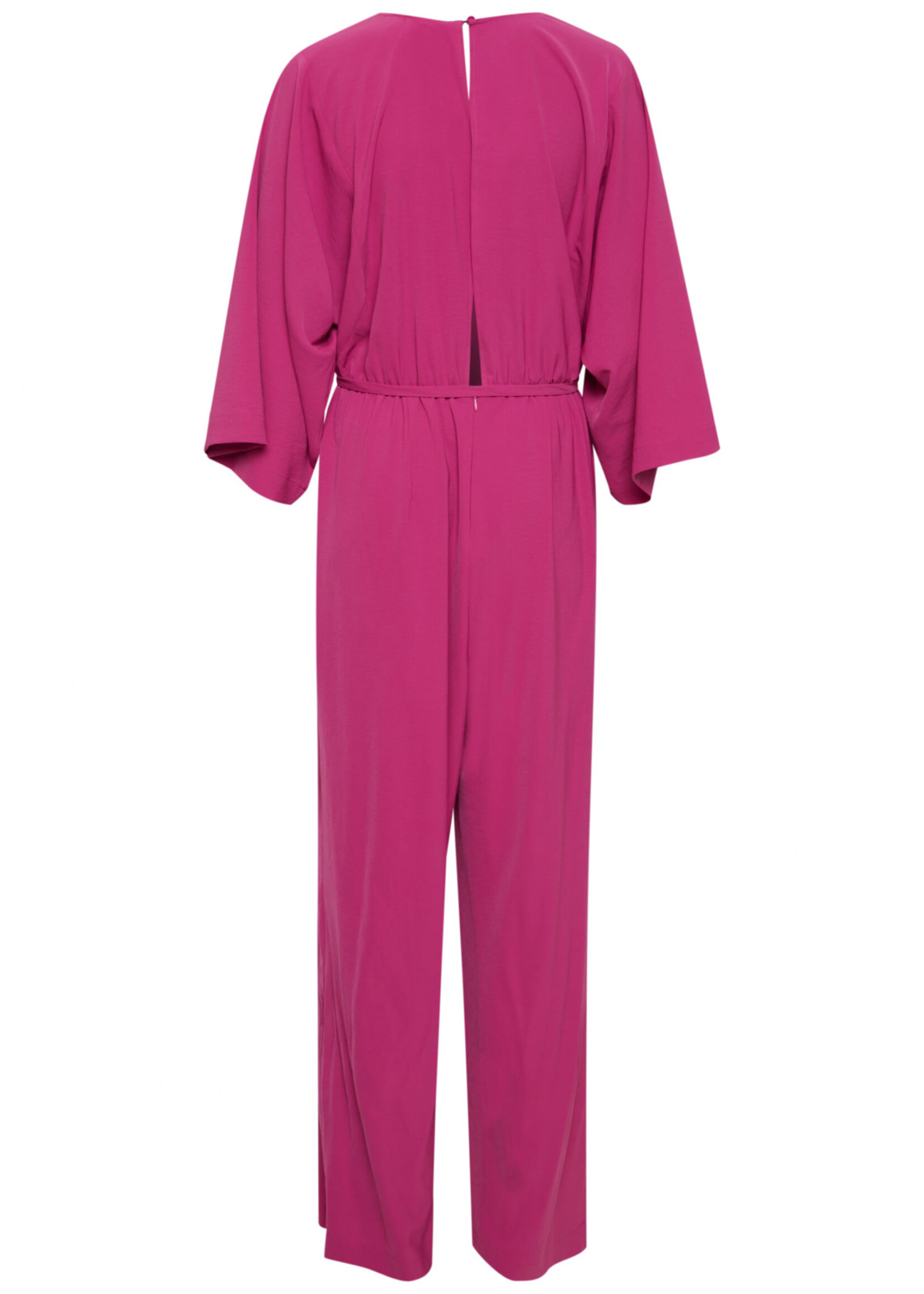 ICHI Leane jumpsuit - Festival fuchsia