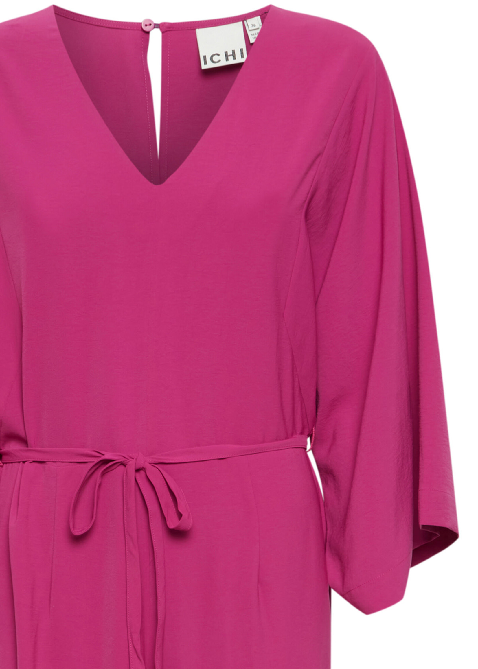 ICHI Leane jumpsuit - Festival fuchsia