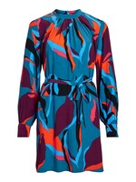VILA Kikki tania short dress - Moroccan blue