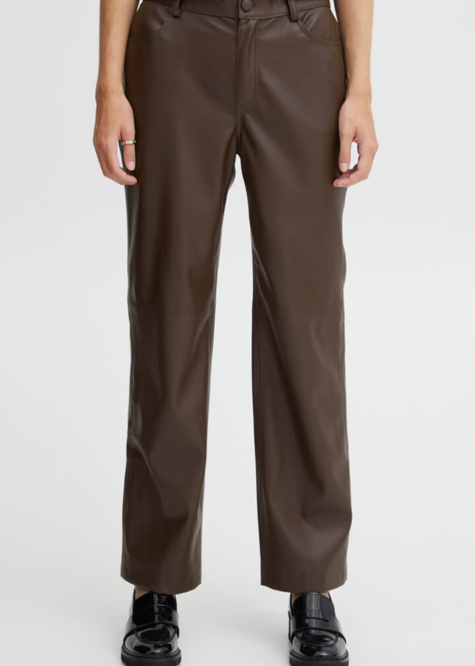 ICHI Sia pants - Coffee bean