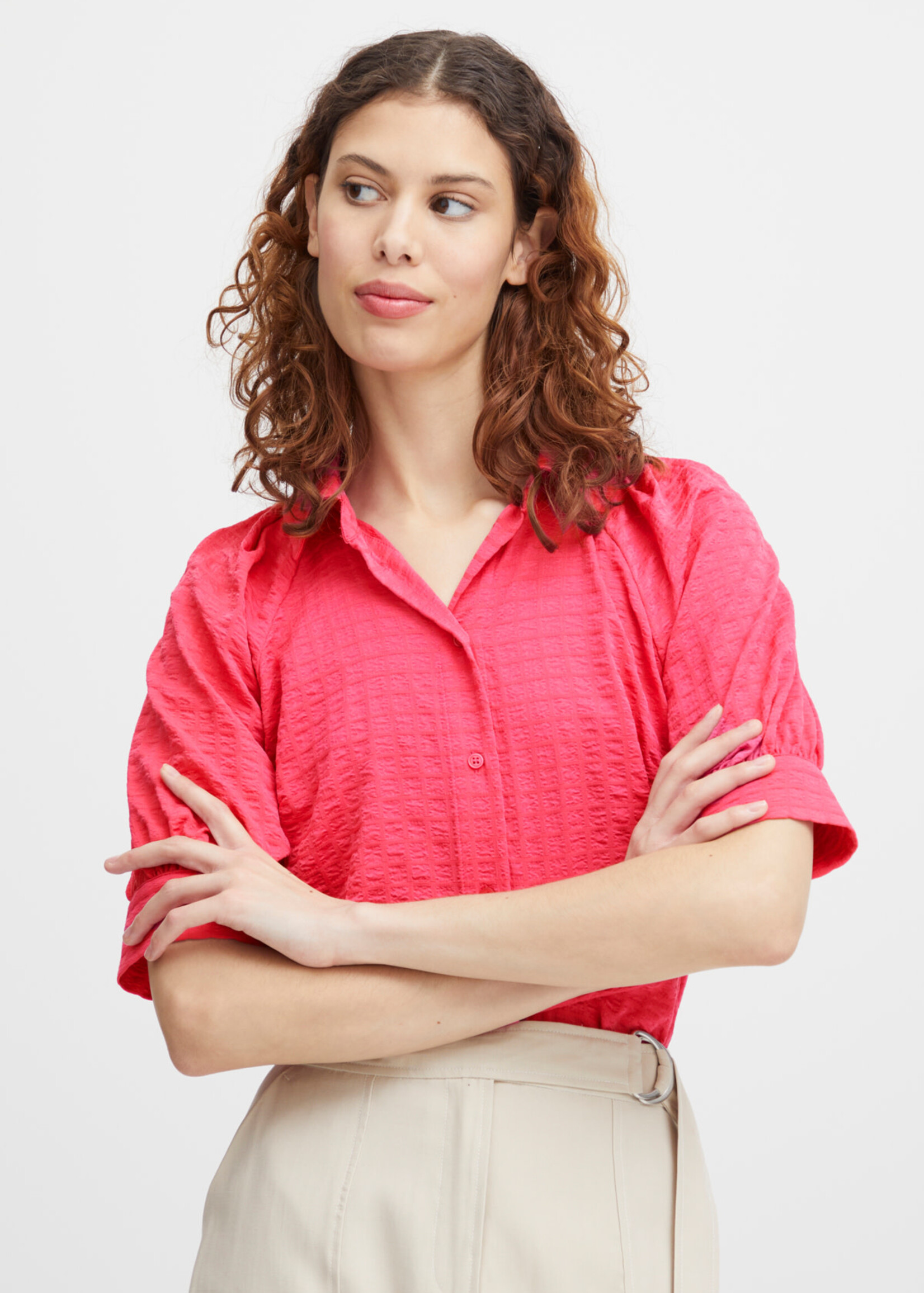 B.YOUNG Hafnia shirt - Raspberry sorbet