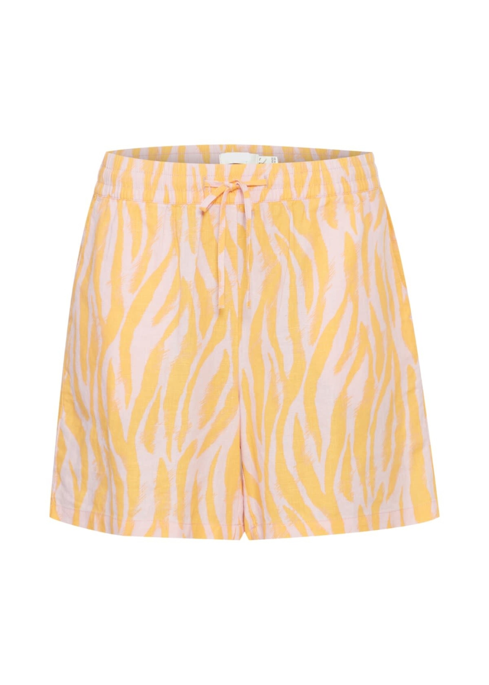 B.YOUNG Falakka shorts - Blazing orange animal