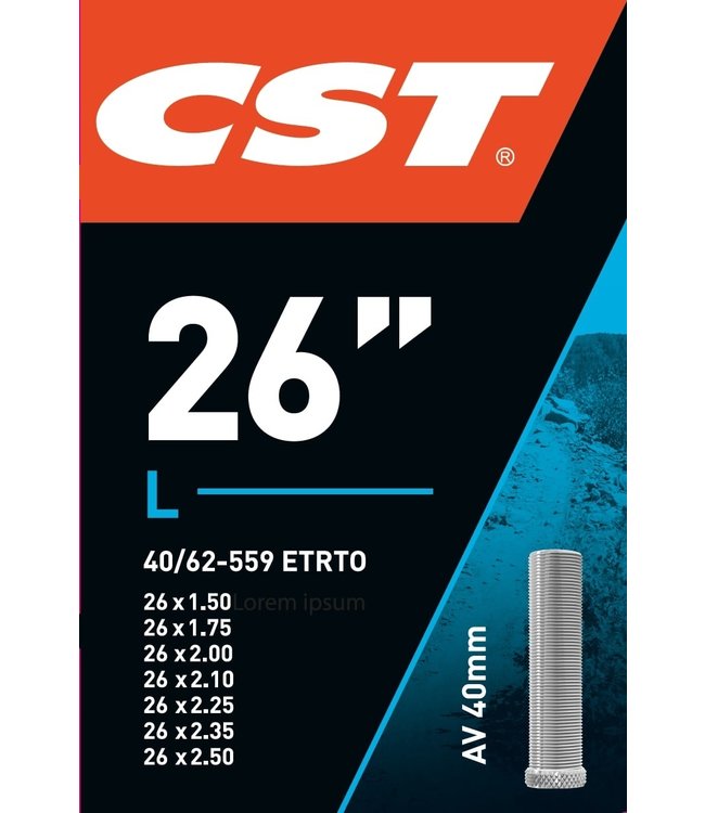 CST  Binnenband 26" autoventiel 26x1.50-2.50
