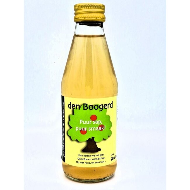 Den Boogerd Appel-rabarbersap 20cl