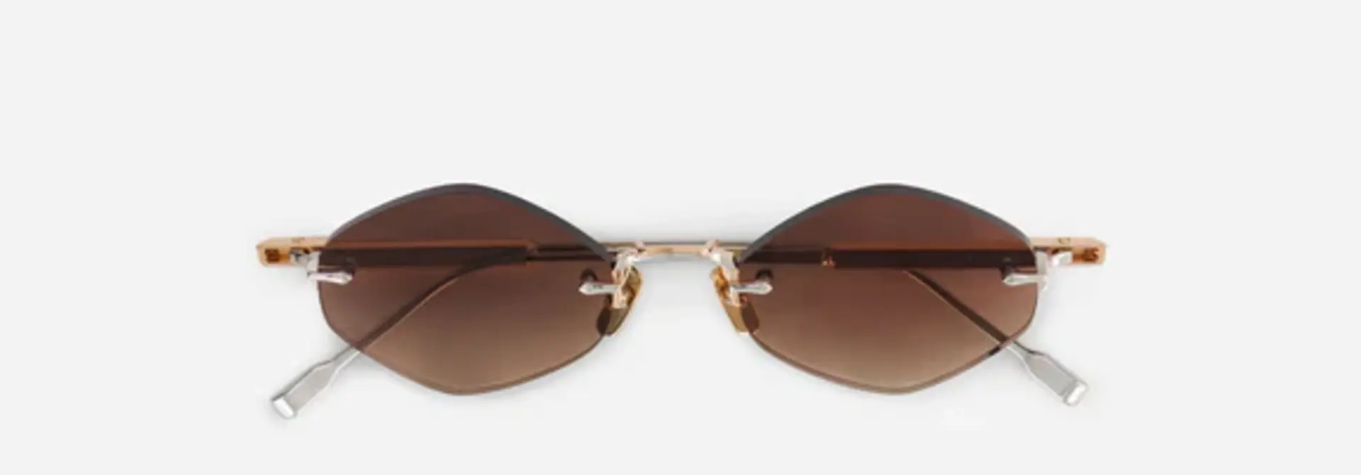 Sato Terebellum V S1204 Rose gold & Platinum / Gradient brown 4mm (51/21 - 145)