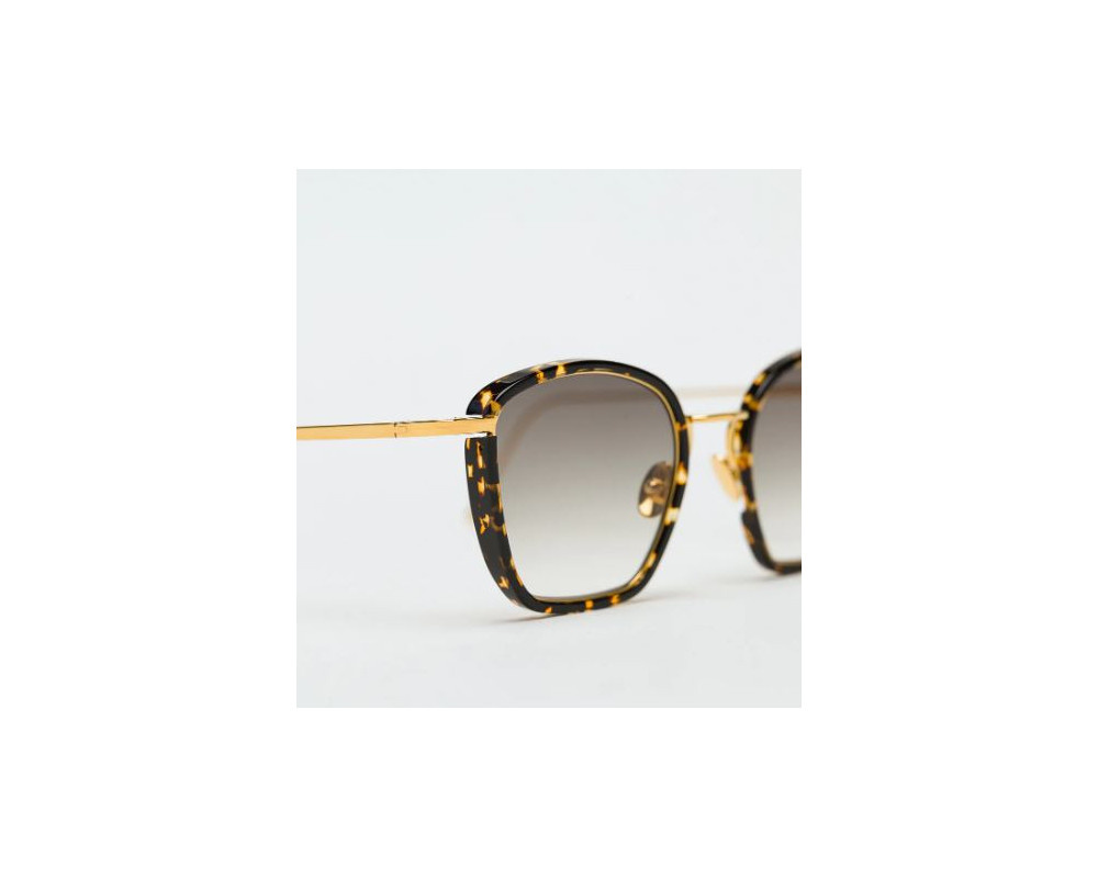 John Dalia TINA, C127 - Havana Nerves - Yellow Gold (22 Carats) (51/22 - 145)-1