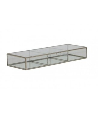 Light & living Doos alessina  decoratief 50x16.5x7cm nickel