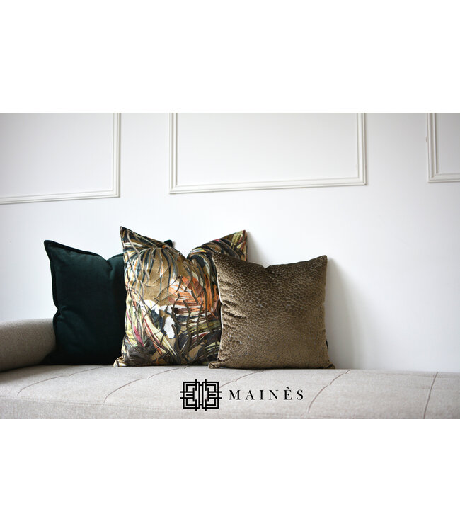 Sierkussen fluweel 45x45 cm groen