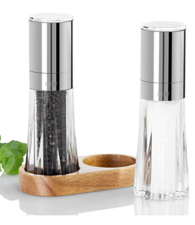 Menage Crystal Peper- en Zoutmolen