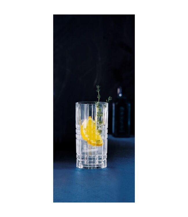 Longdrinkglas 'Square', 445 ml set/4