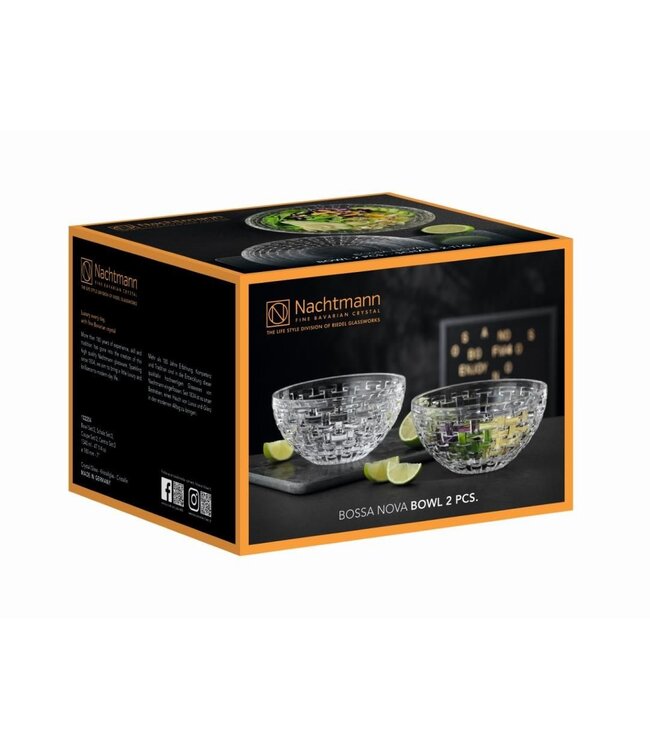 Schaal 'Bossa Nova', Ø18 cm set/2