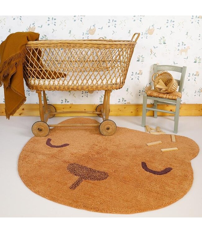 Sandel beer vloerkleed 100 x 110 cm