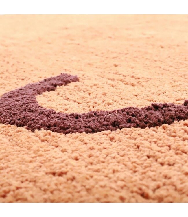 Sandel beer vloerkleed 100 x 110 cm