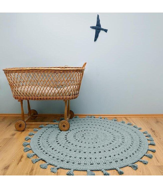 Nila  gehaakt kindertapijt 120 cm