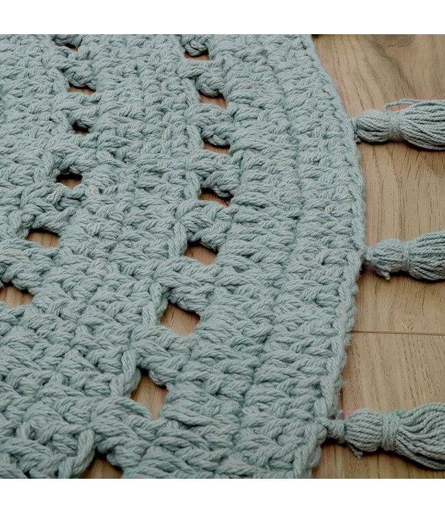 Nila  gehaakt kindertapijt 120 cm