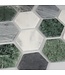 Onderzetter hexagon 4 groen