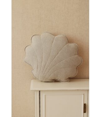 Moi Mili Sierkussen schelp in zand, linnen Moi Mili Sierkussen schelp in zand, linnen