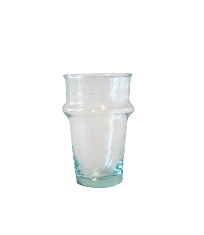 Gerecycled glas, Marokko Ø7X11,5 cm