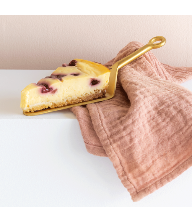 Taartschep van messing