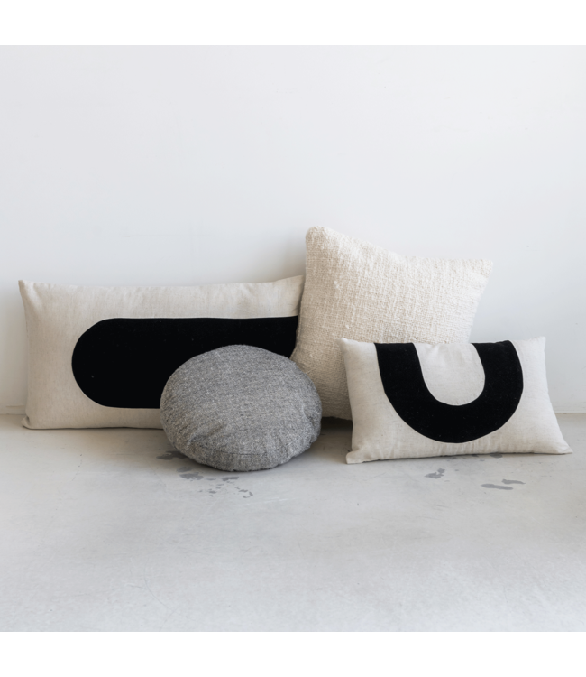 Sierkussen heavy slub, 45x45 cm