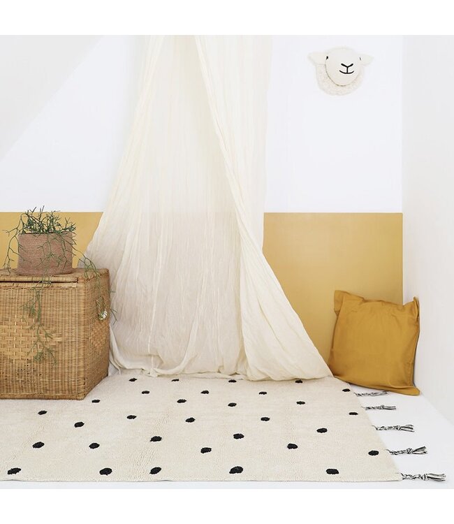NÜMI Black tapis enfant à pois