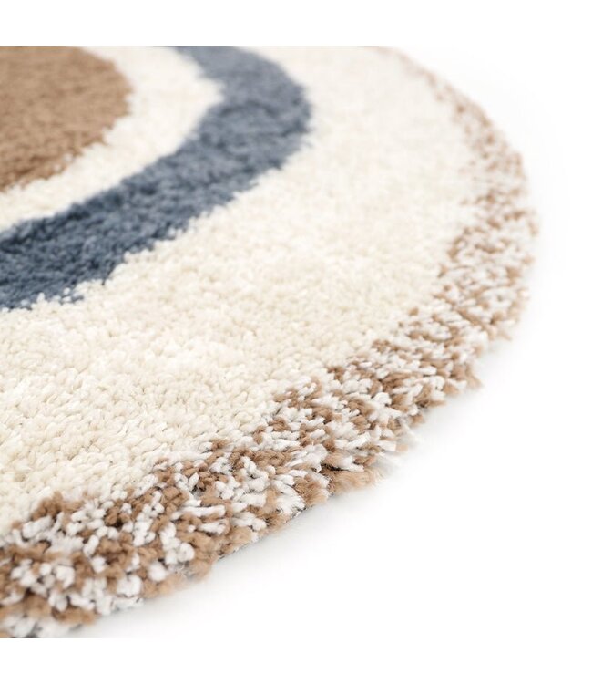 Kindertapijt regenboog bohemian, blauw