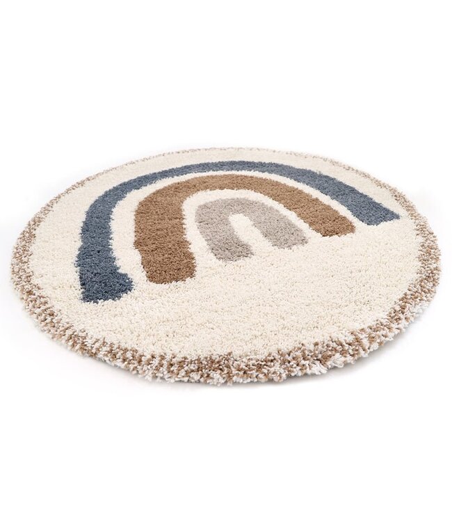 Kindertapijt regenboog bohemian, blauw