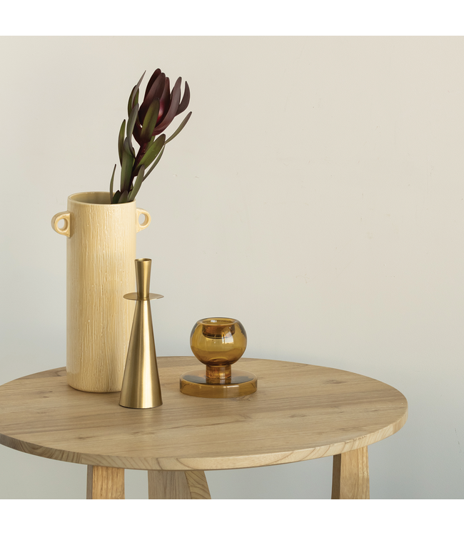 Theelichthouder, wood trush