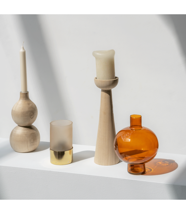 Kandelaar wood Bulb