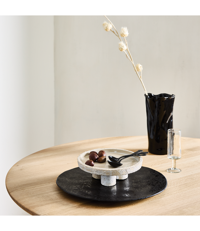 Serveerschaal Ø38 cm, zwart