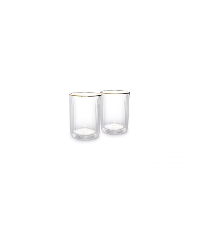 Dubbelwandige glas Rome 0,28cl set/2