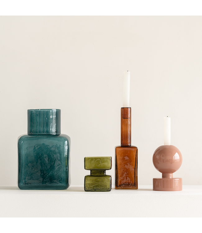 Kandelaar Pallo B, cameo bruin