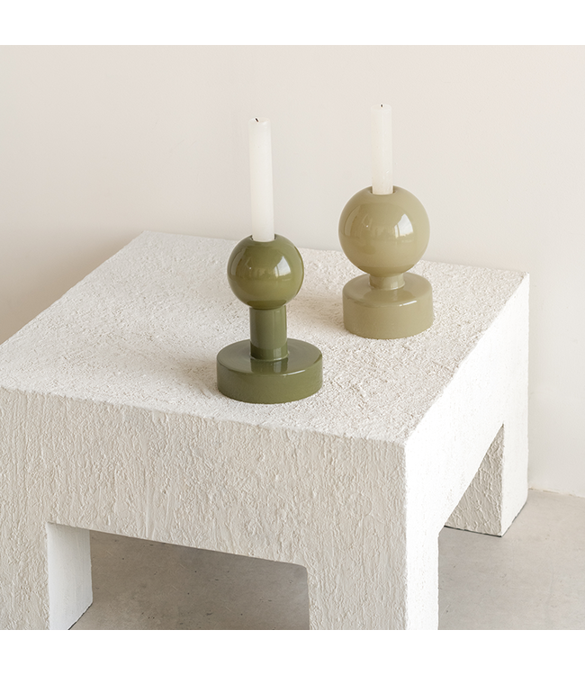 Kandelaar Pallo B, spray green