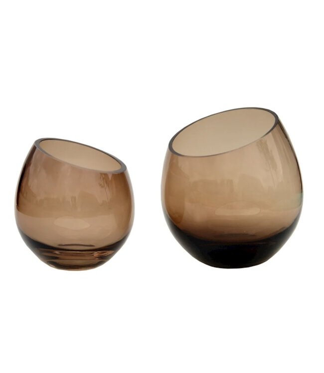 Moho taupe Ø15,5 x H15 cm