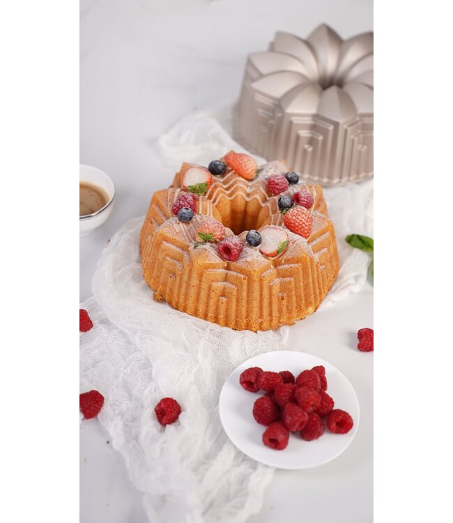 Blackwell Tulband Bakvorm Tin Deco - Gietaluminium - ø 23.5 cm / 2.5 liter