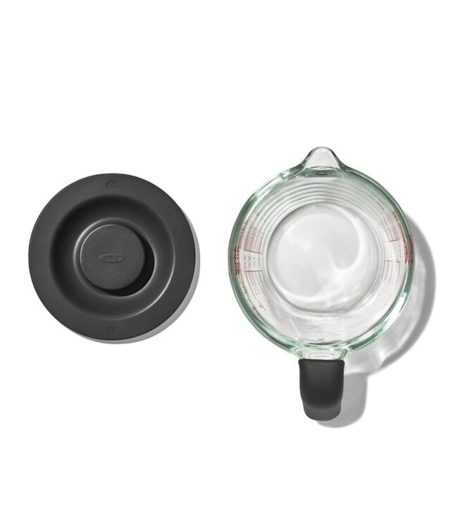 Maatkan met deksel glas, 500 ml