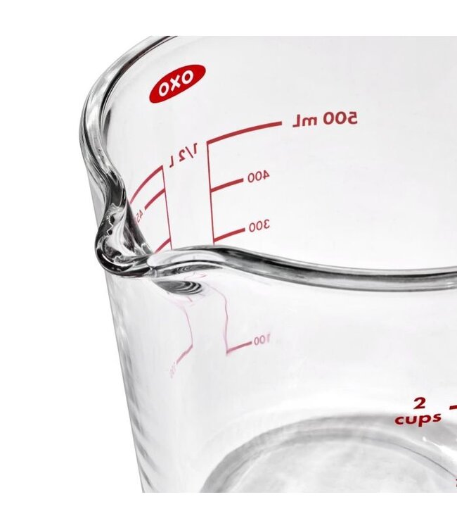 Maatkan met deksel glas, 500 ml