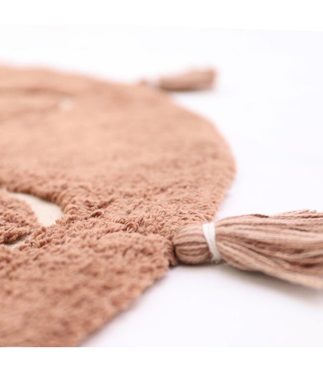 Yva  kindertapijt met pompons 122 cm